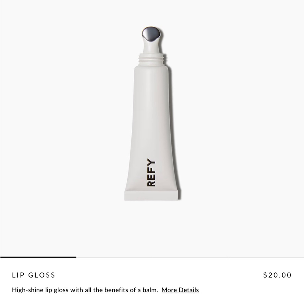 REFY Lip Buff Exfoliant -clear brand new never used
